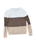 Sweater By Xieerduo In Brown & White, Size:L