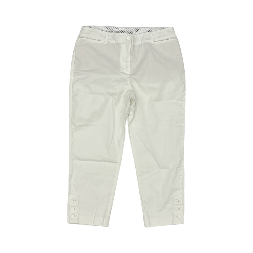 Pants Cropped By Talbots In White, Size:6P