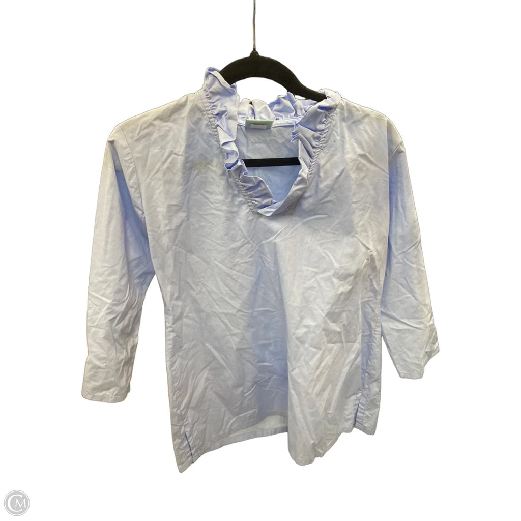 Top Long Sleeve By Clothes Mentor In Blue, Size: S
