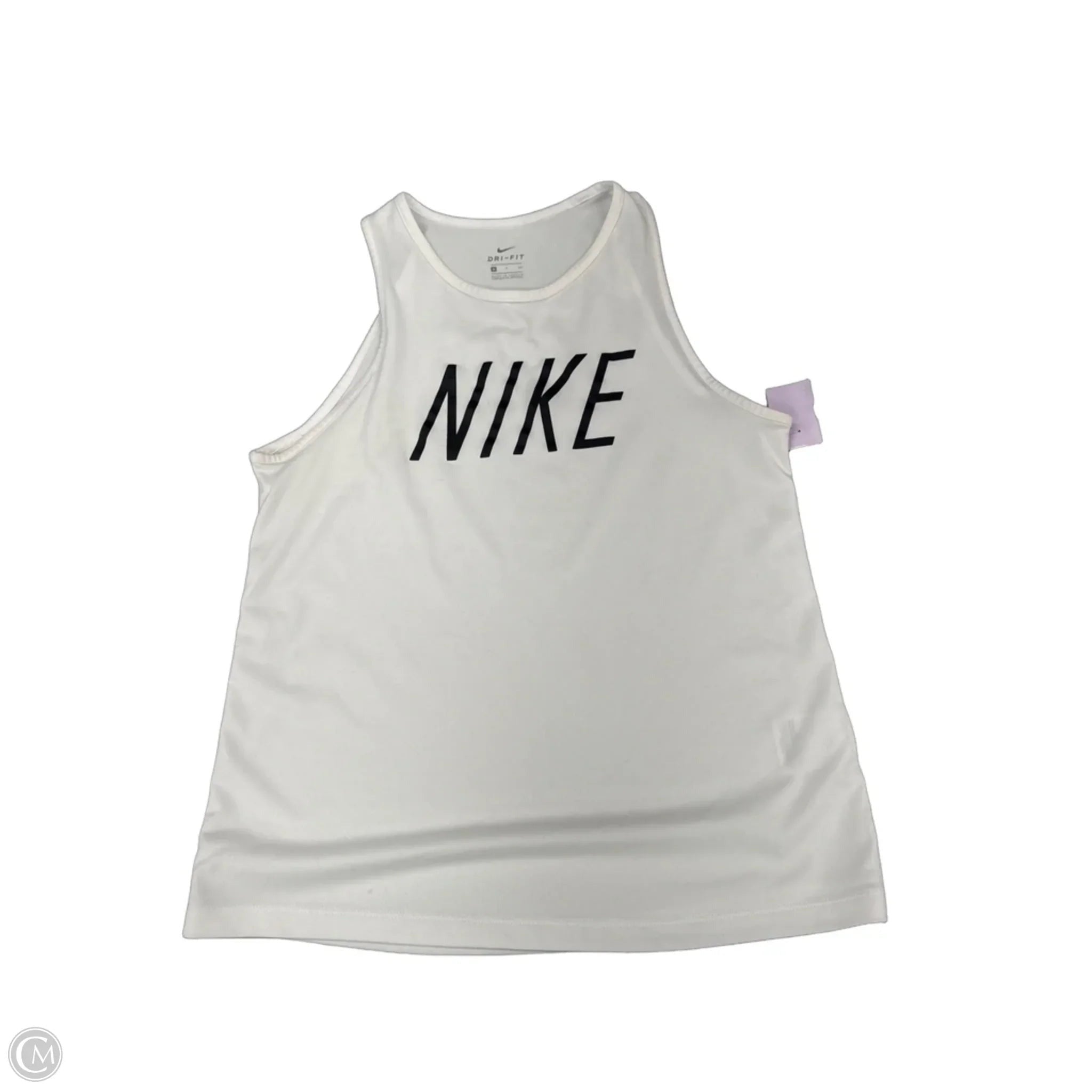 Athletic Tank Top By Nike In White, Size: S