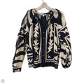Blouse Long Sleeve By Dr2 In Black & Cream, Size: Xl