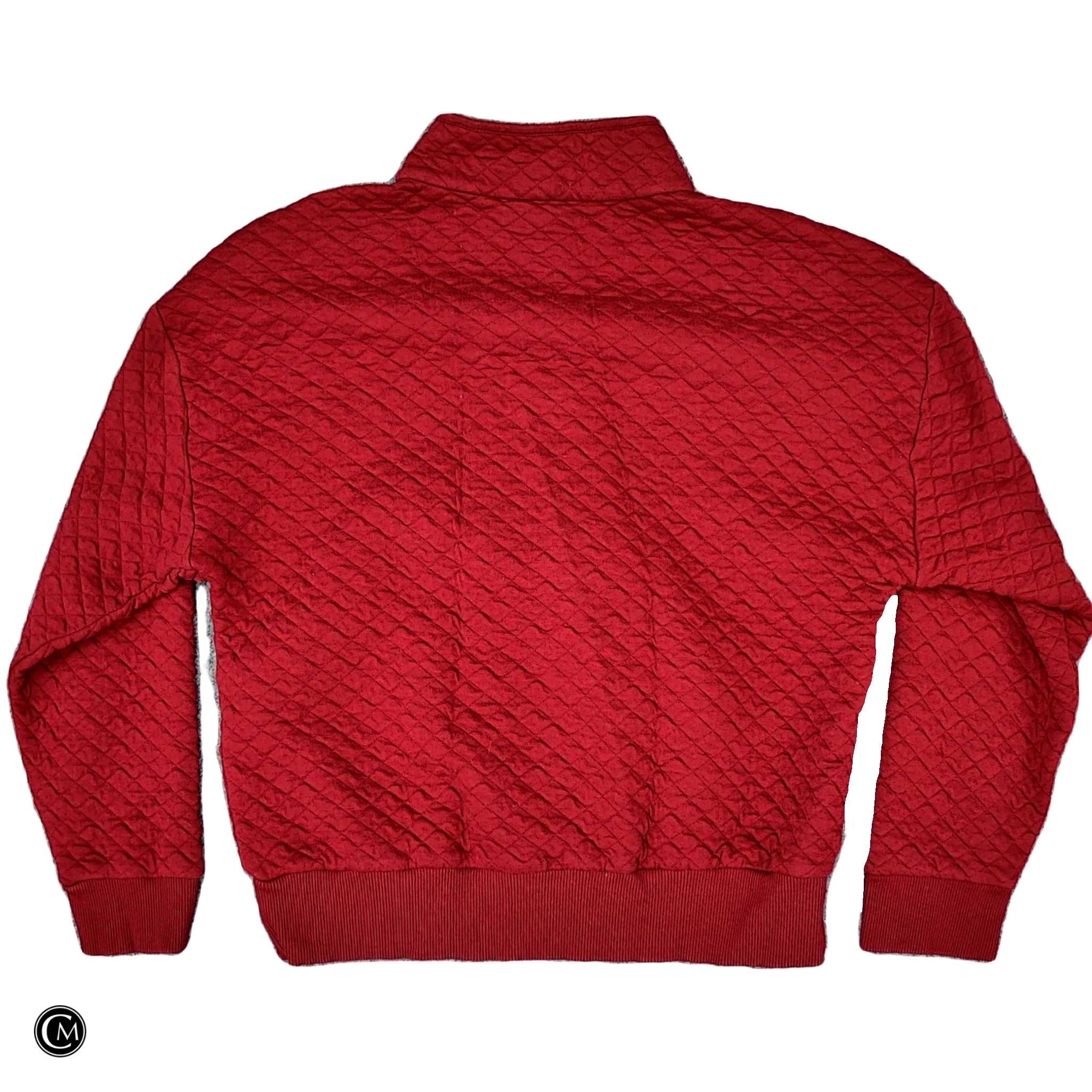 Sweatshirt Collar By Banana Republic In Red, Size: M