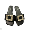 Sandals Flats By Clothes Mentor In Black, Size: 6