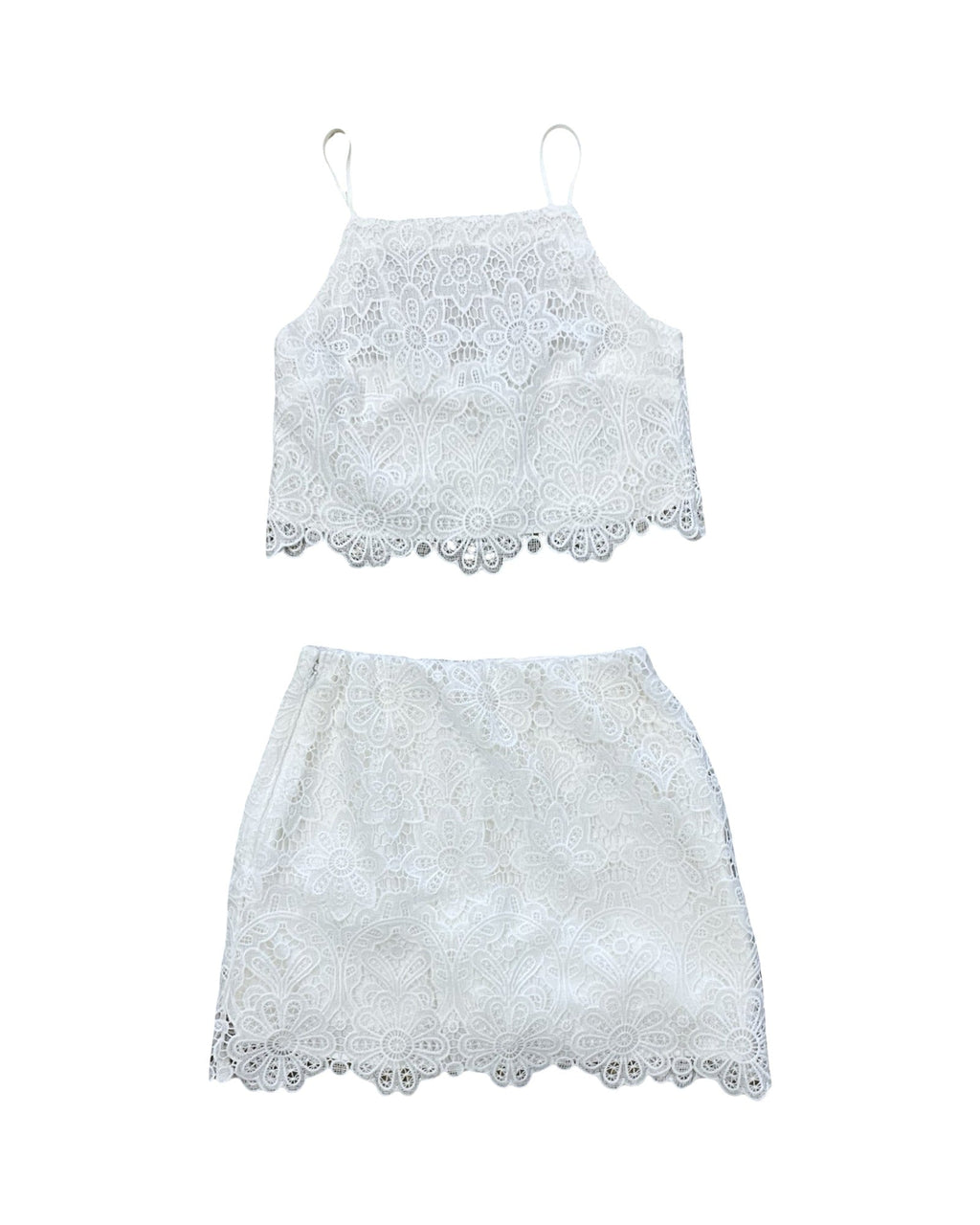 Skirt Set 2Pc By Abercrombie And Fitch In White, Size:Xs
