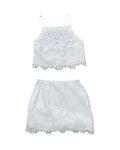 Skirt Set 2Pc By Abercrombie And Fitch In White, Size:Xs