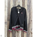 Athletic Top Long Sleeve Hoodie By Fila In Black, Size: M