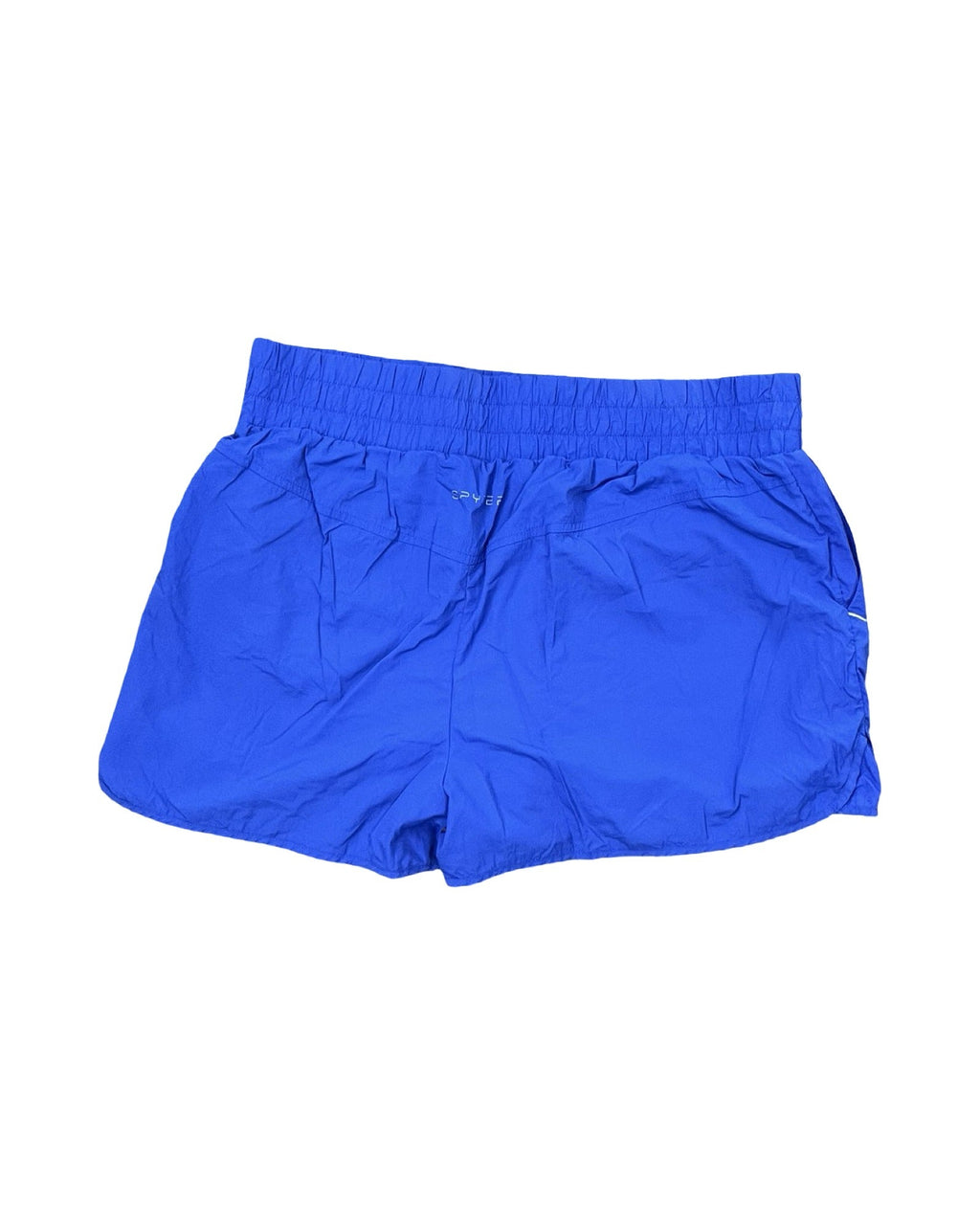 Athletic Shorts By Spyder In Blue & Green, Size:L