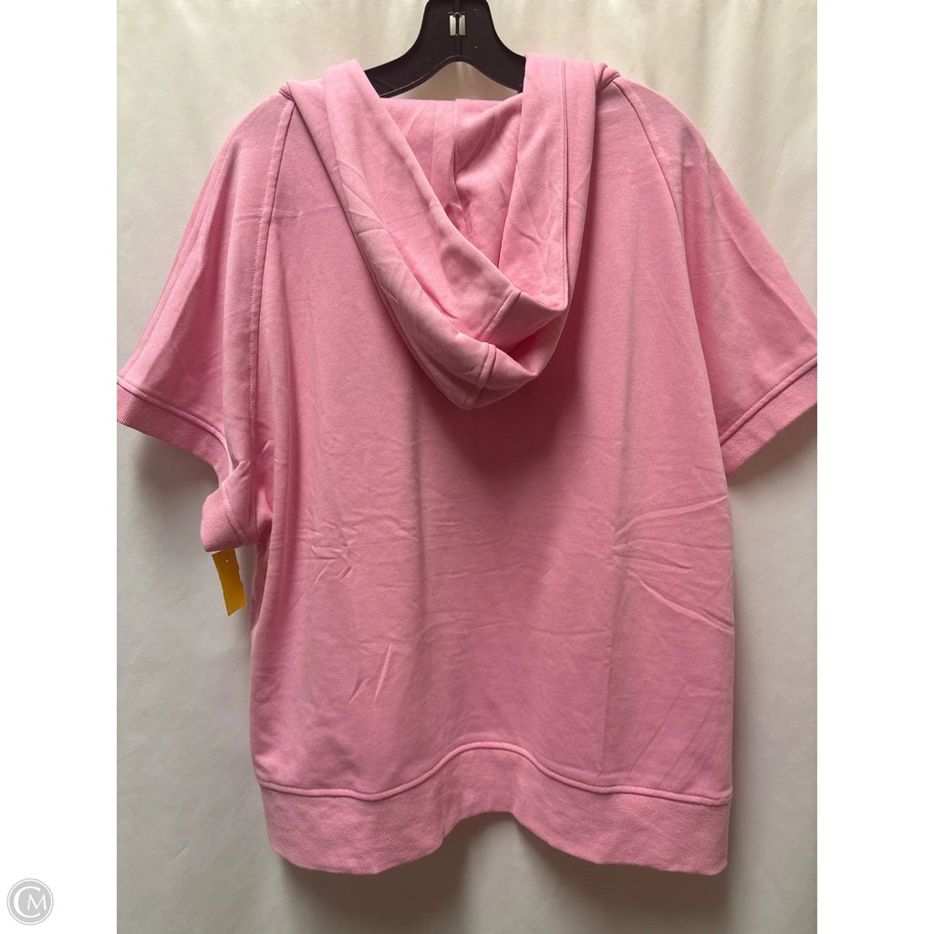 Top Short Sleeve By Clothes Mentor In Pink, Size: Xl