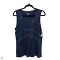 Tank Top By Chicos In Navy, Size: M