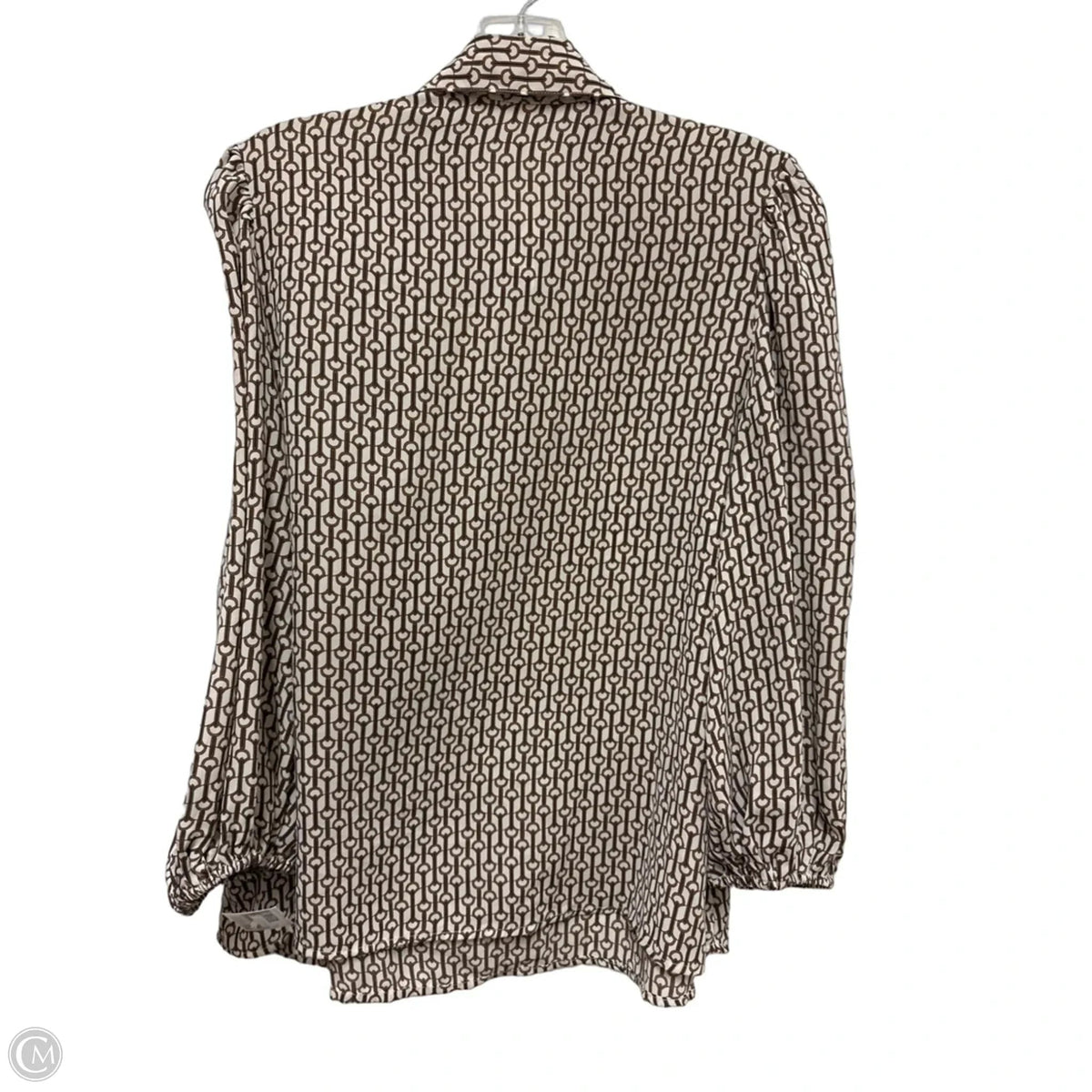 Top Long Sleeve By Max Studio In Black & Yellow, Size: M