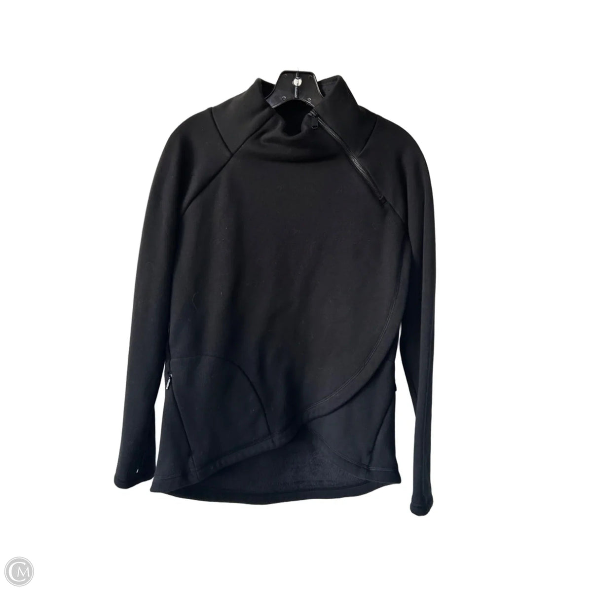 Athletic Sweatshirt Collar By Athleta In Black, Size: Xs
