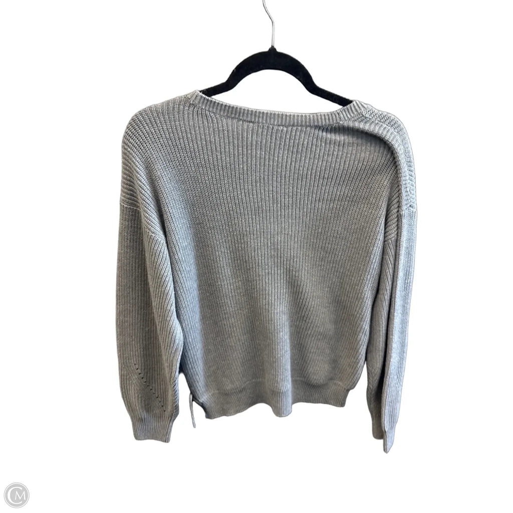 Sweater By Clothes Mentor In Grey, Size: M
