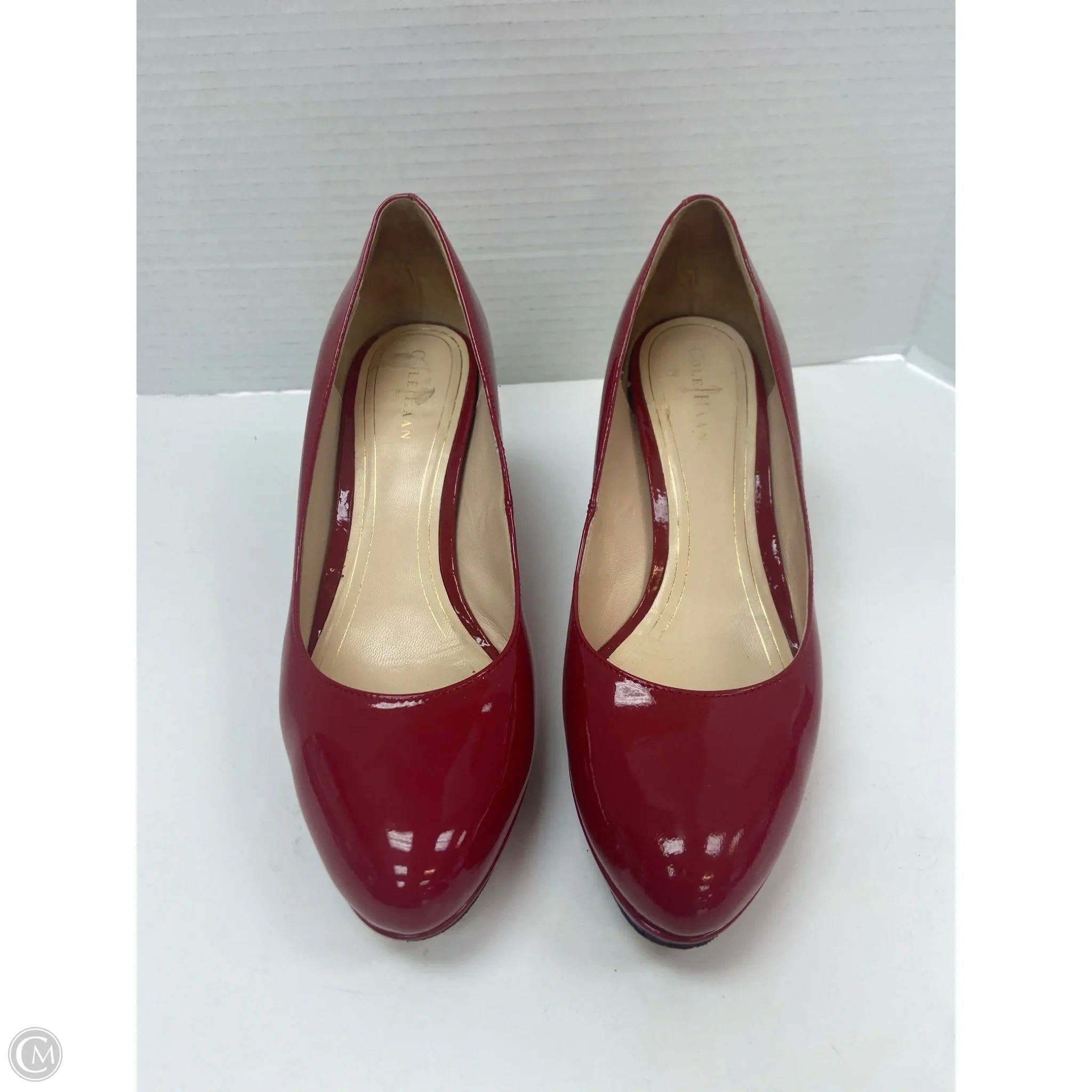 Sandals Heels Kitten By Cole-haan In Red, Size: 7