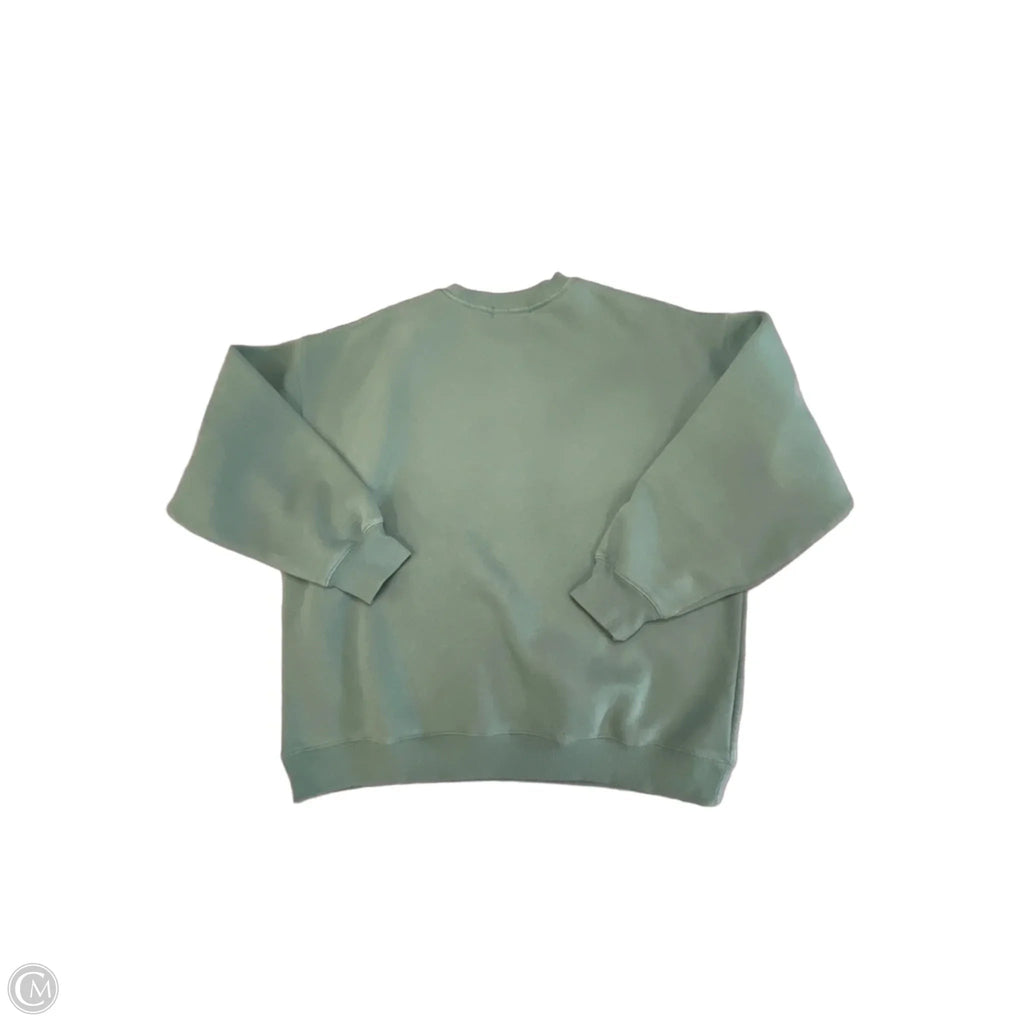 Sweatshirt Crewneck By State Of Mine In Green, Size: L