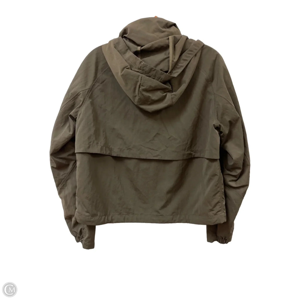 Athletic Jacket By Lululemon In Green, Size: 6