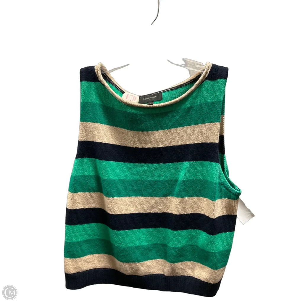 Vest Other By Banana Republic In Green, Size: L