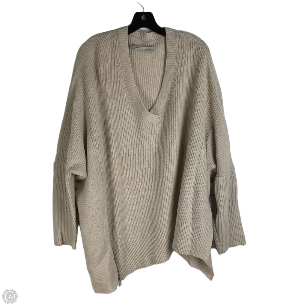 Sweater Designer By All Saints In Tan, Size: L