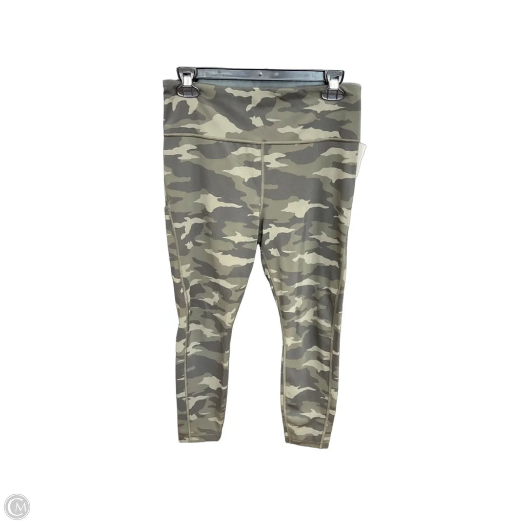 Athletic Leggings By Athleta In Green, Size: M