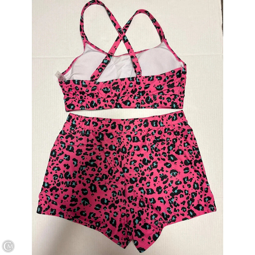 Shorts Set By Clothes Mentor In Pink, Size: 1x