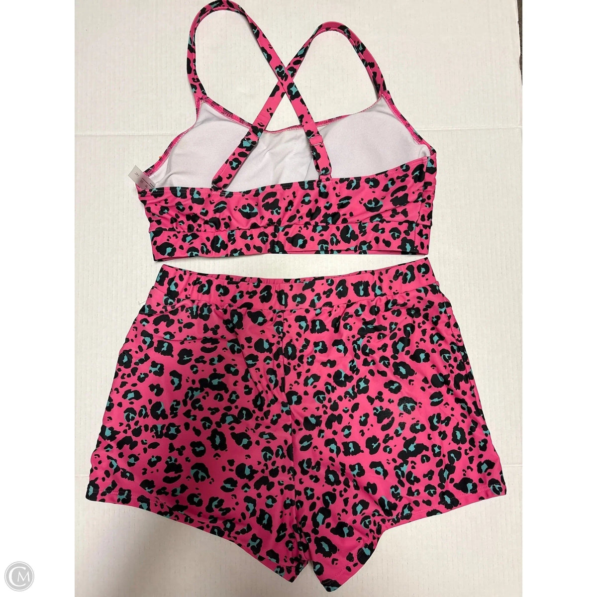 Shorts Set By Clothes Mentor In Pink, Size: 1x