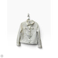 Jacket Denim By White House Black Market In White Denim, Size: M