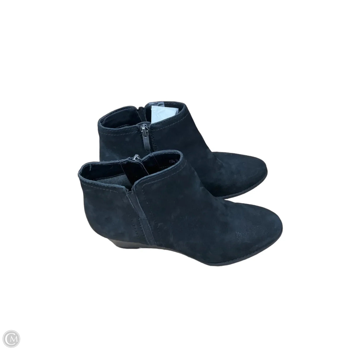 Boots Ankle Heels By Franco Sarto In Black, Size: 7.5