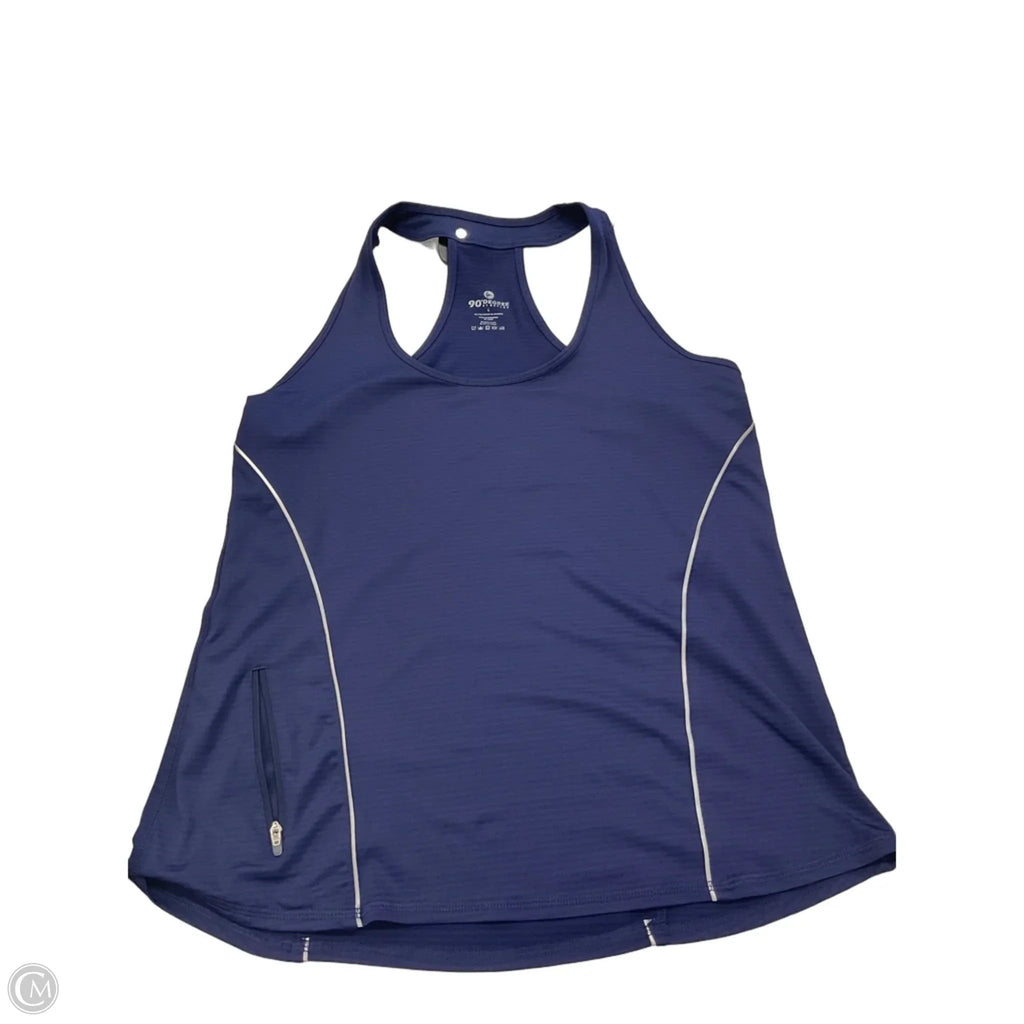 Athletic Tank Top By 90 Degrees By Reflex In Navy, Size: L