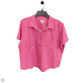 Top Short Sleeve By J. Crew In Pink, Size: Xxl