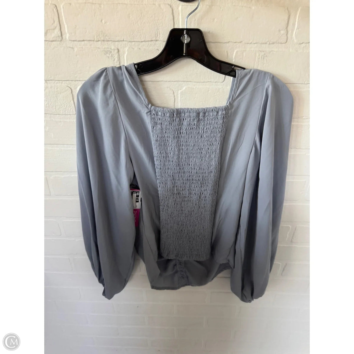 Top Long Sleeve By Abercrombie And Fitch In Blue, Size: M
