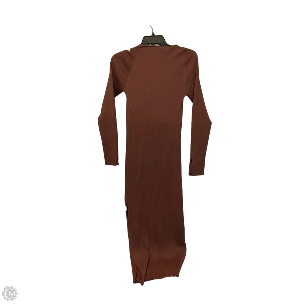 Dress Casual Maxi By Astr In Brown, Size: S