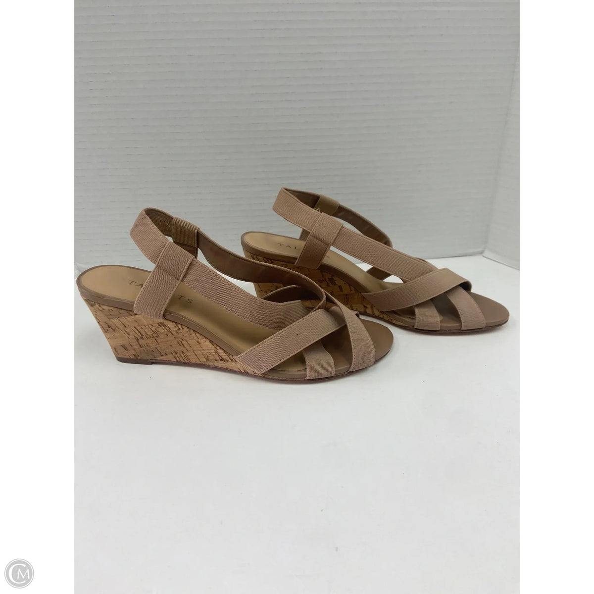 Shoes Heels Wedge By Talbots In Tan, Size: 7.5