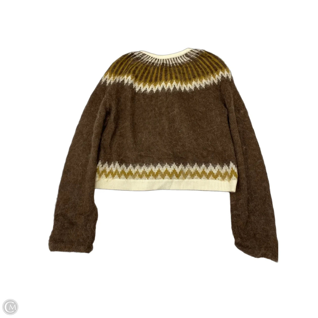 Sweater Cardigan By J. Crew In Brown, Size: Xl