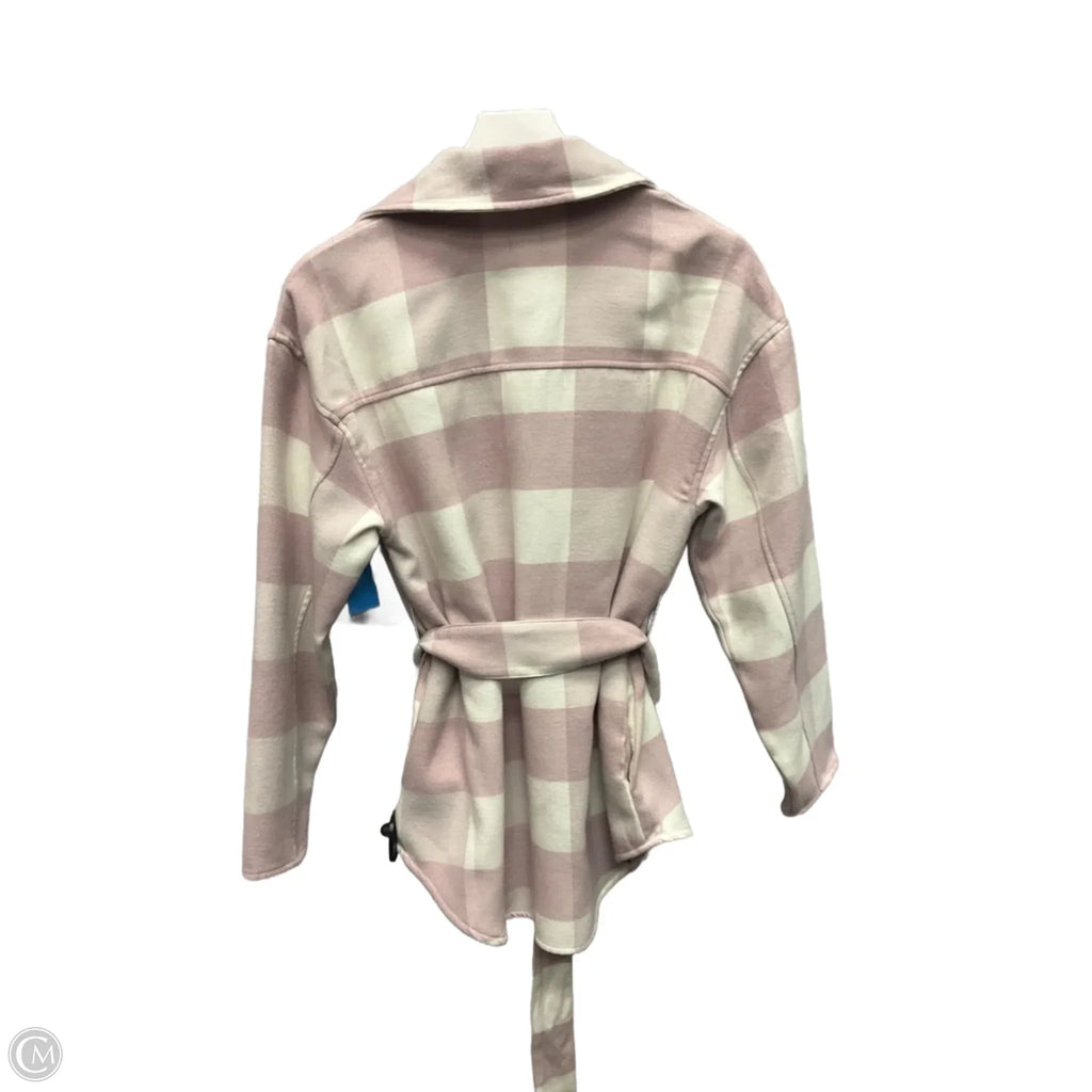 Jacket Other By A New Day In Pink & White, Size: S