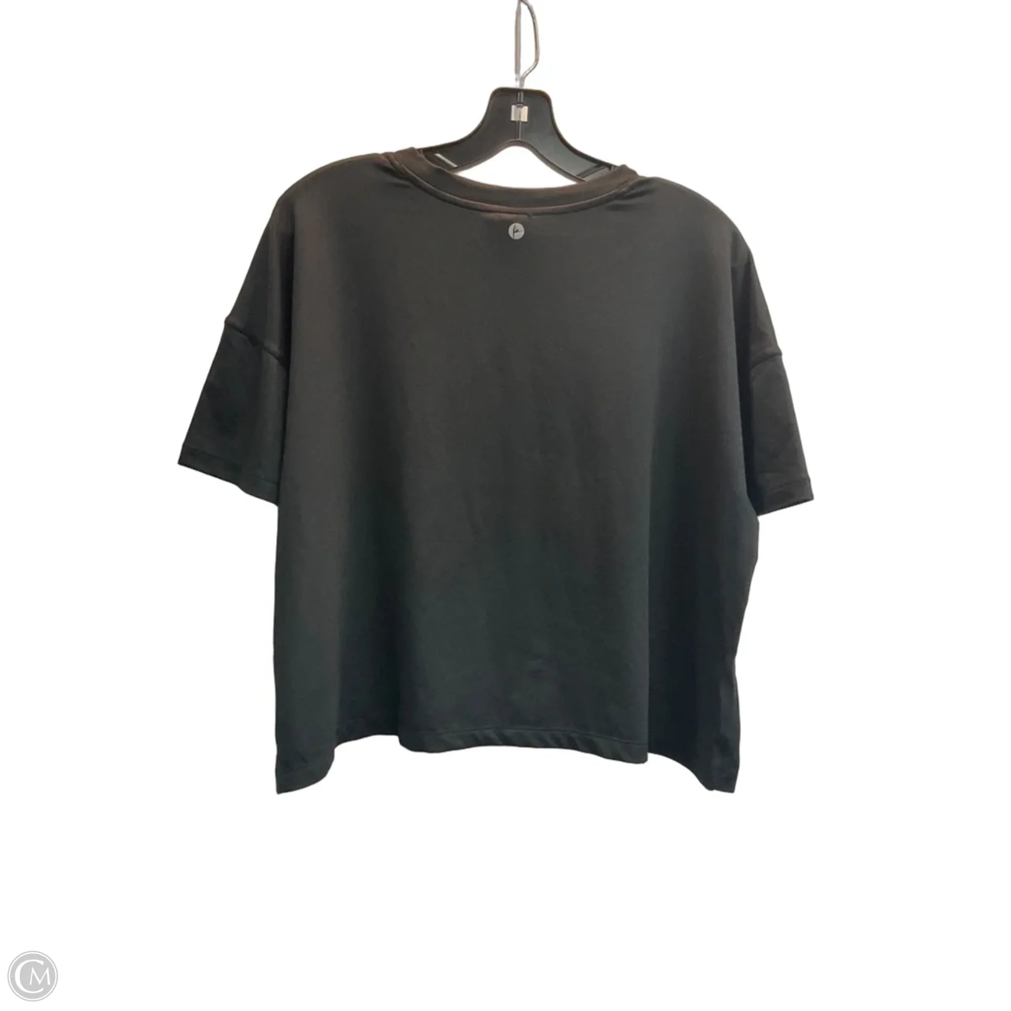 Athletic Top Short Sleeve By 90 Degrees By Reflex In Black, Size: S