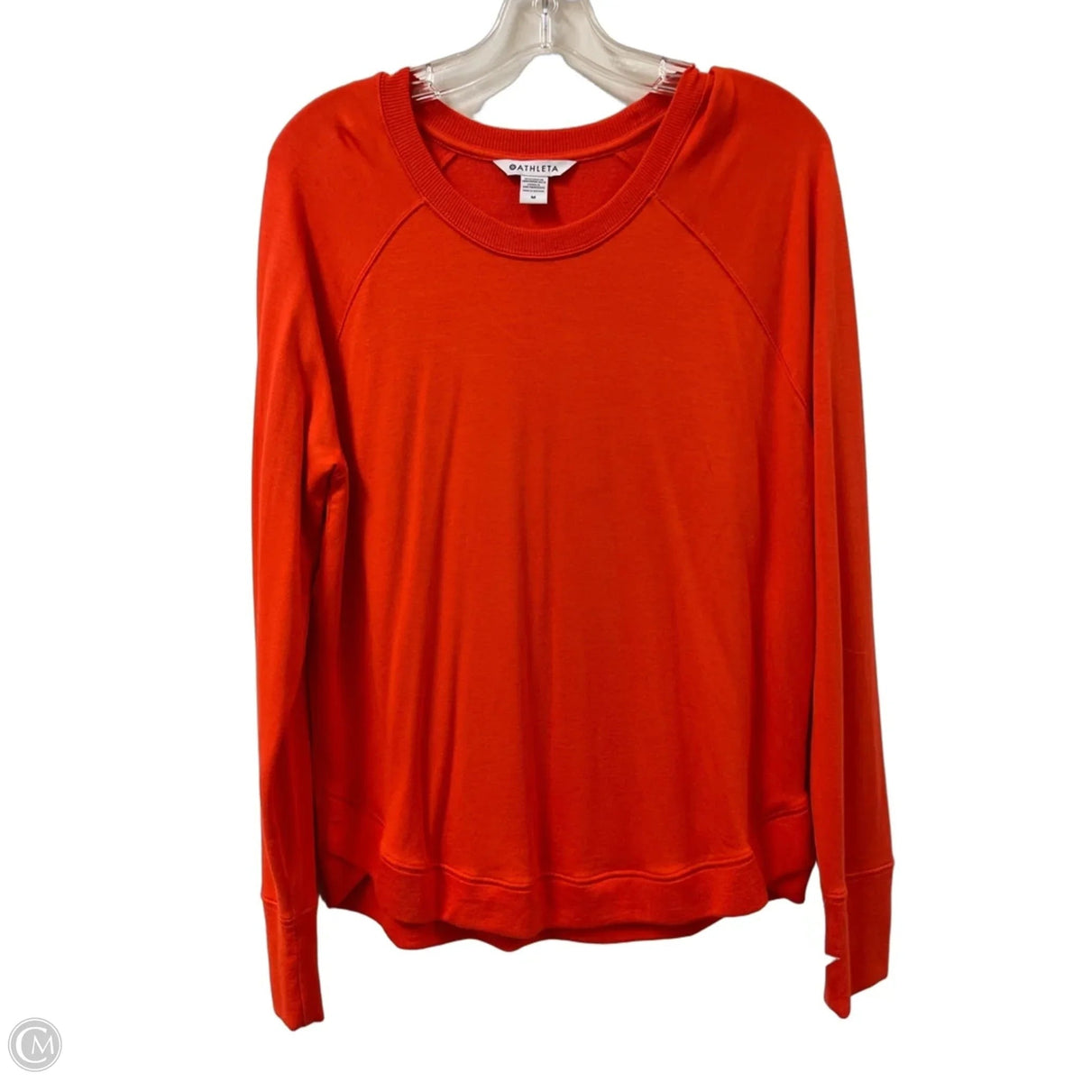 Athletic Sweatshirt Crewneck By Athleta In Orange, Size: M