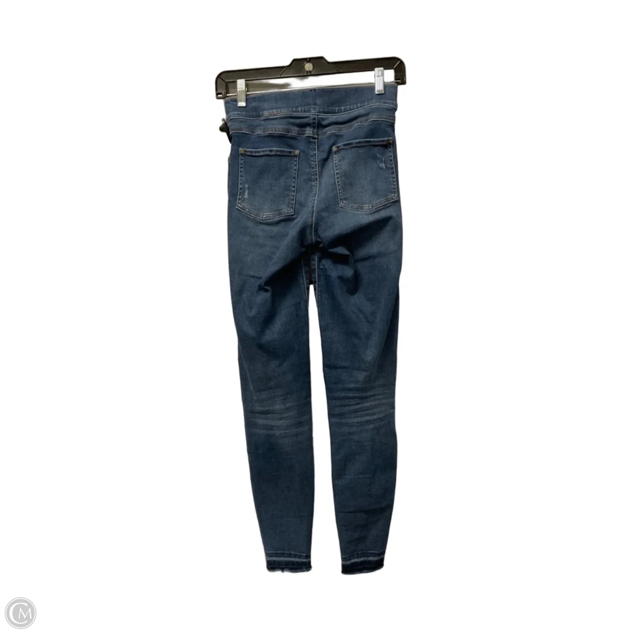Jeans Skinny By Spanx In Blue Denim, Size: Xs