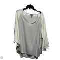 Top Long Sleeve By Eileen Fisher In Grey, Size: M