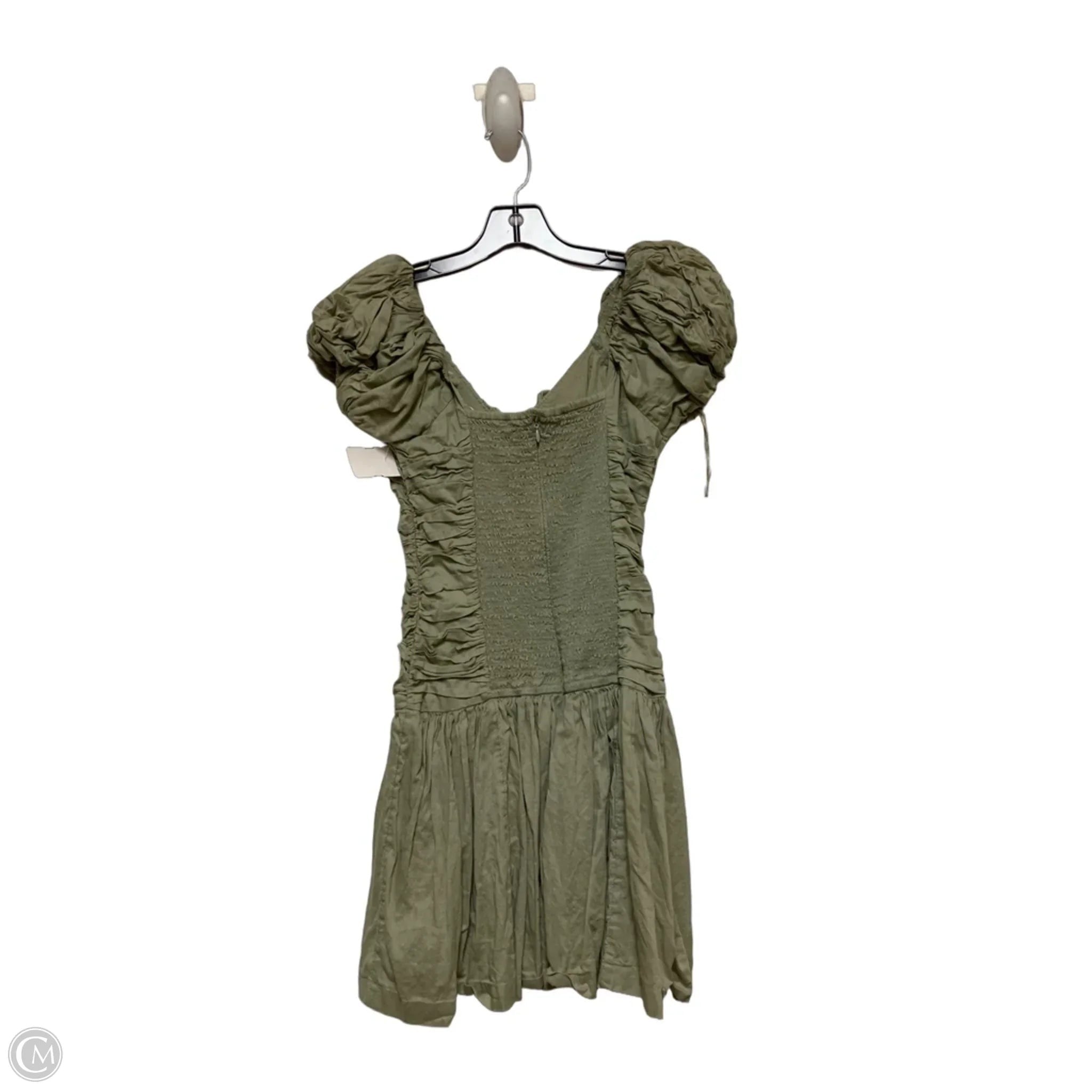 Dress Casual Short By Abercrombie And Fitch In Green, Size: Xs