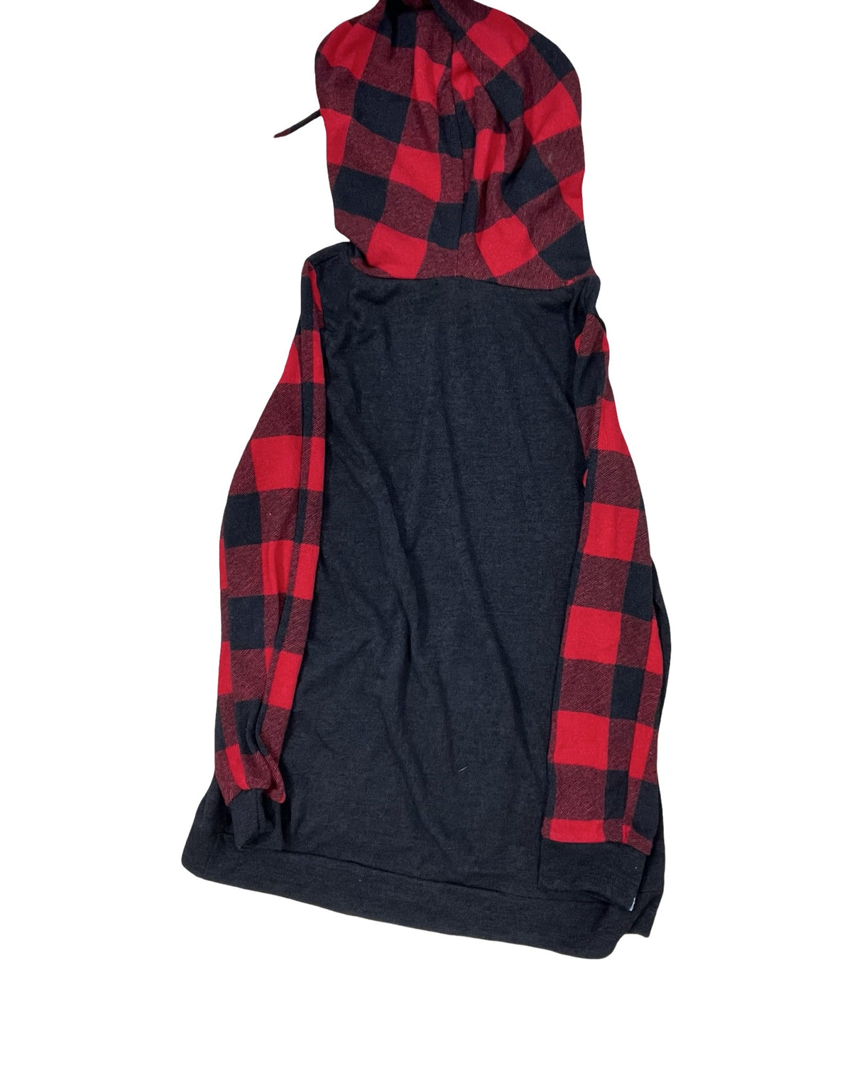 Top Ls By White Birch In Black & Red, Size:Xl