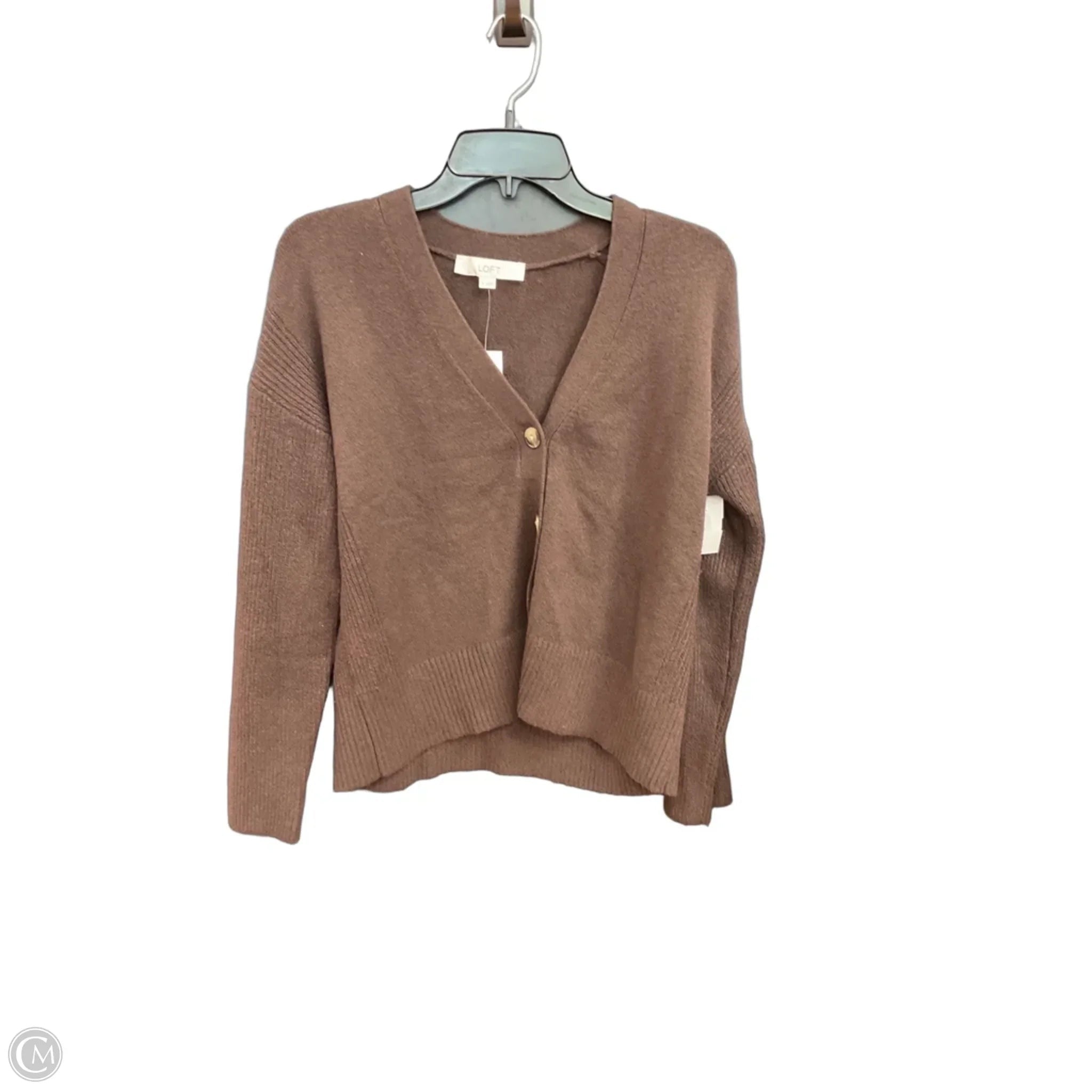 Cardigan By Loft In Brown, Size: M