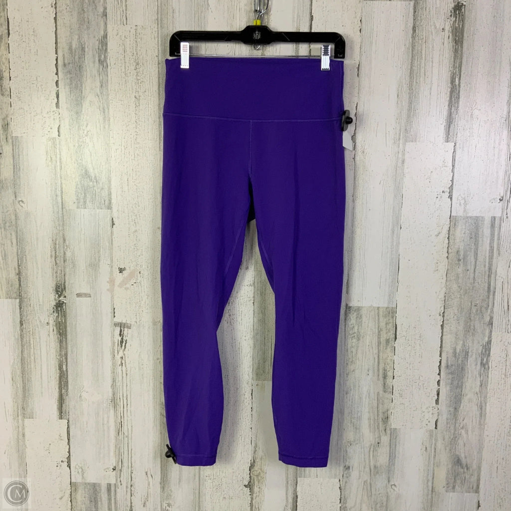 Athletic Leggings By Lululemon In Purple, Size: 12