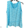 Top Sleeveless By Fresh Produce In Teal, Size: Xxl