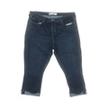 Jeans Cropped By Levis Signature In Blue Denim, Size:20
