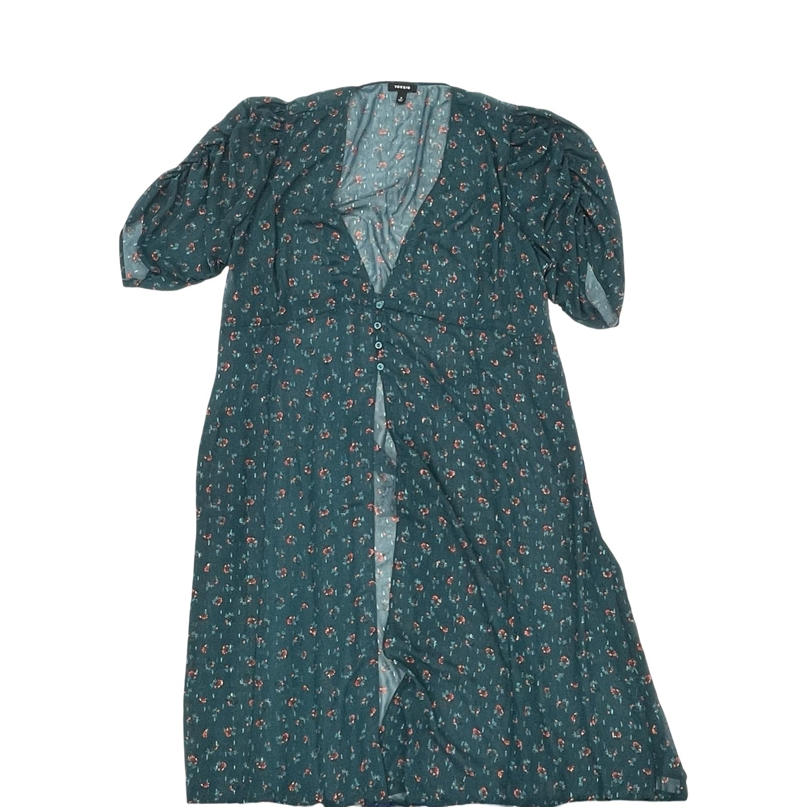 Kimono By Torrid In Green, Size:3X