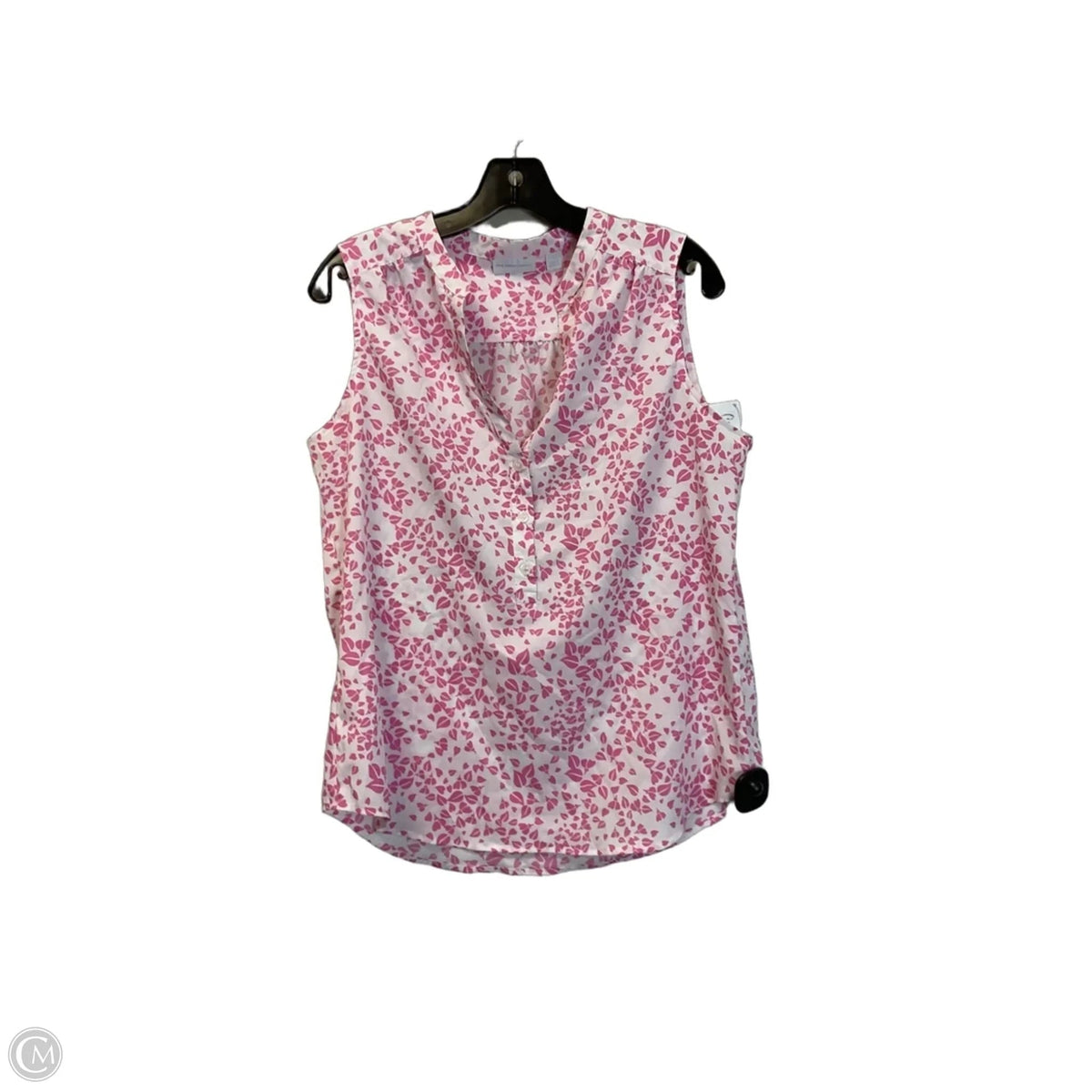 Top Sleeveless By New York And Co In Pink, Size: M