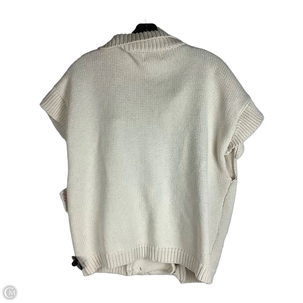 Sweater Cardigan By Bohme In Cream, Size: L
