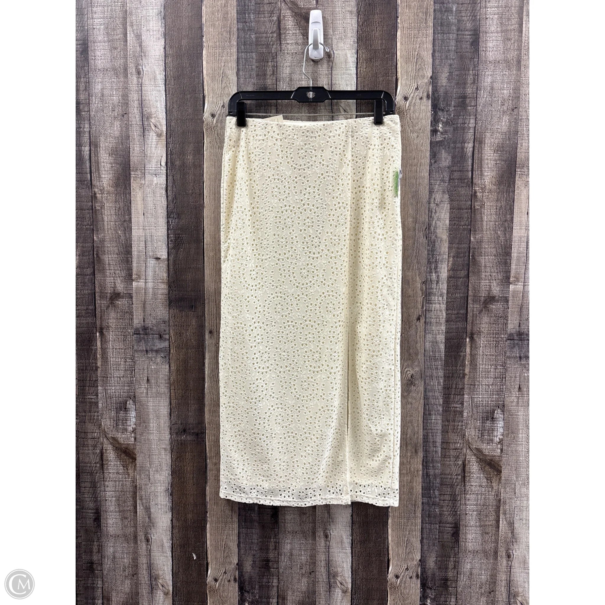 Skirt Midi By A New Day In Ivory, Size: 6