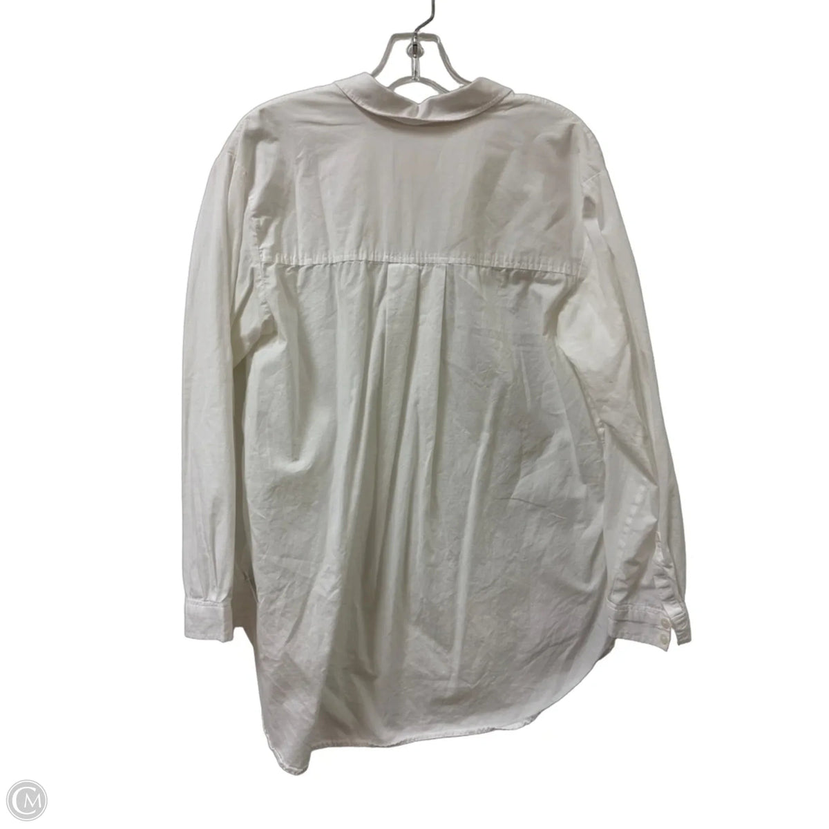 Tunic Long Sleeve By Anthropologie In White, Size: M