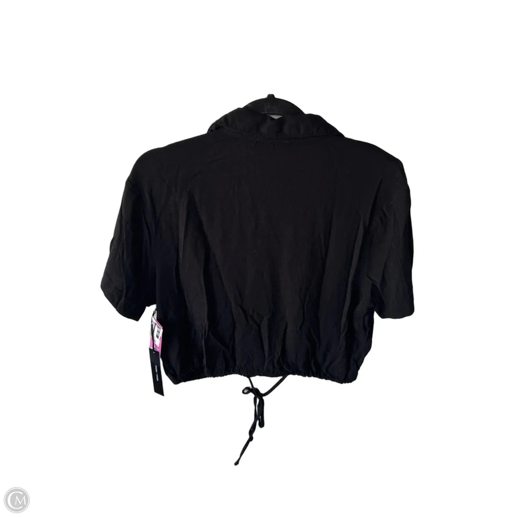 Top Short Sleeve By Moa Moa In Black, Size: M