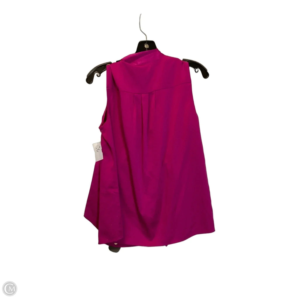 Top Sleeveless By Anne Klein In Pink, Size: M
